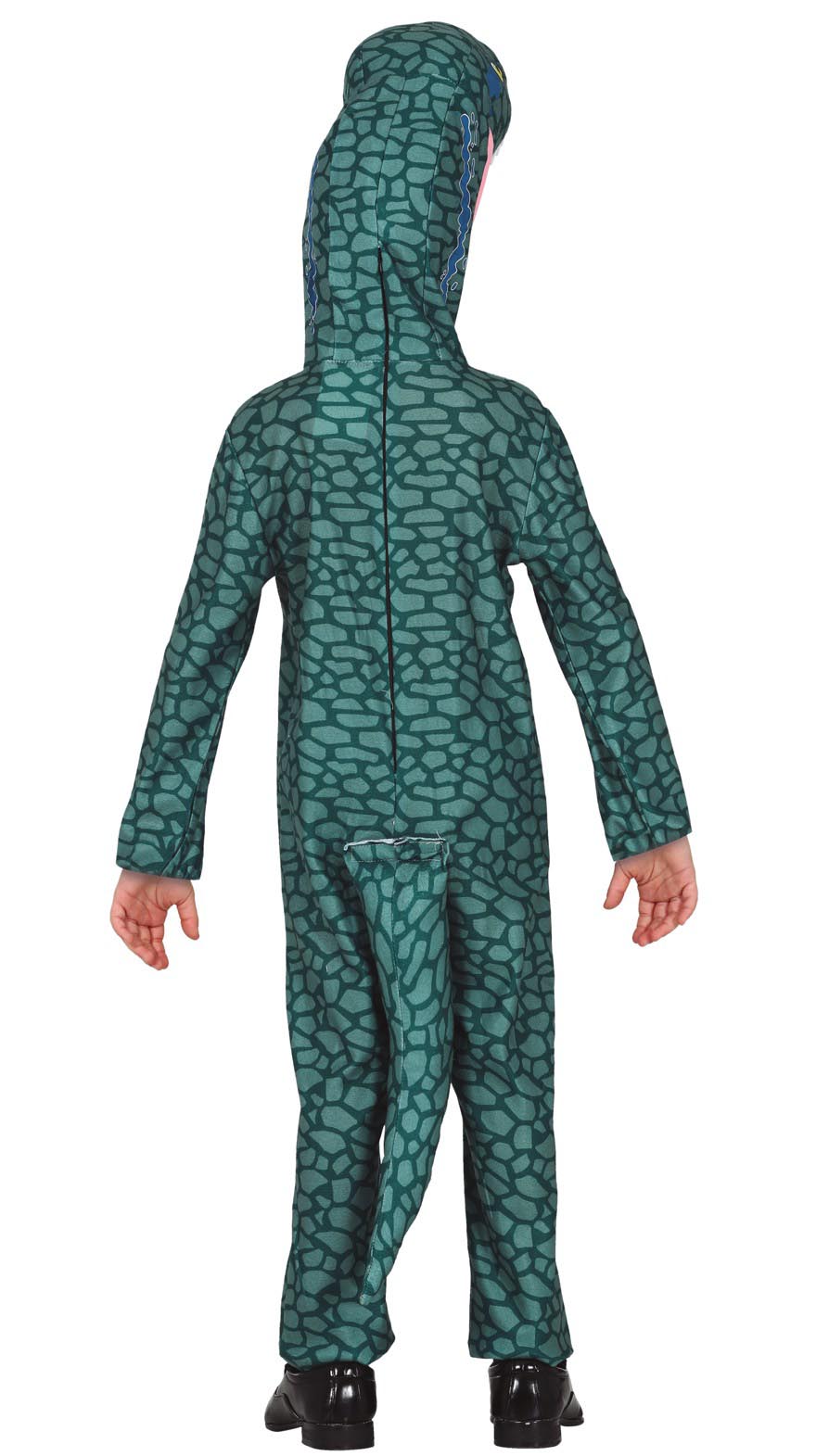 GP77421 – Dinosaurier Kostüm Kinder Faschingsanzug – Größe: 128/134 – Farbe: Grün