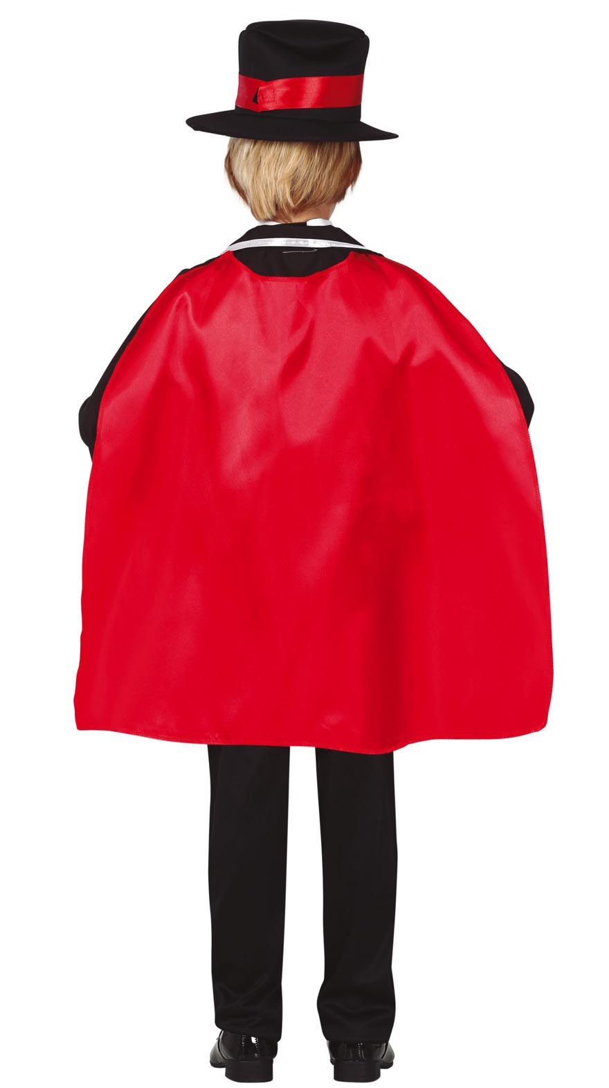 GP77424 – Magier Kostüm Klassische Bühnenzauberer – Größe: 110/116 – Farbe: Schwarz, Ansicht 2