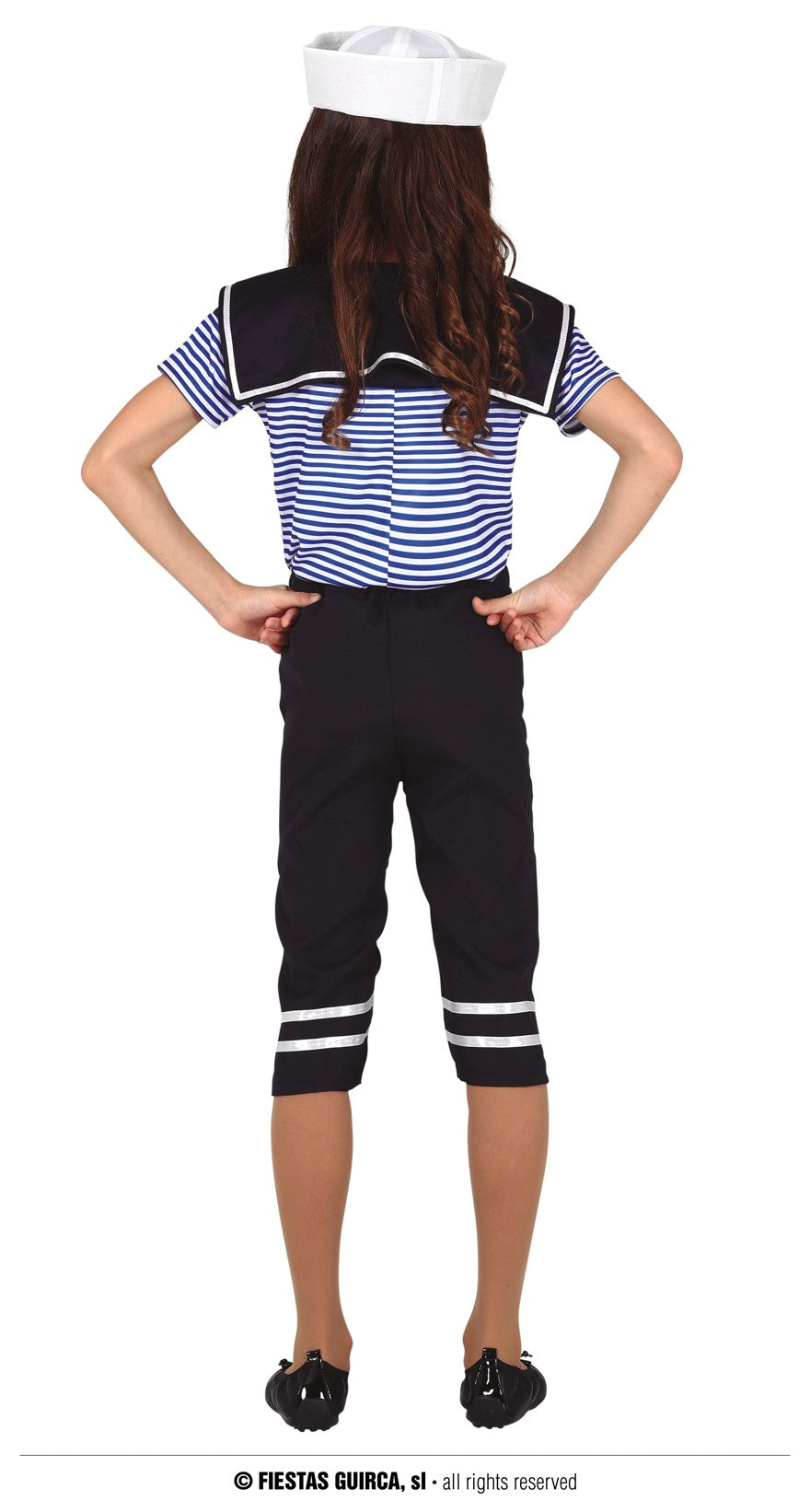GP77449 – Matrose Abenteuer Seeuniform Kinder Maritimer – Größe: 140/146 – Farbe: Blau
