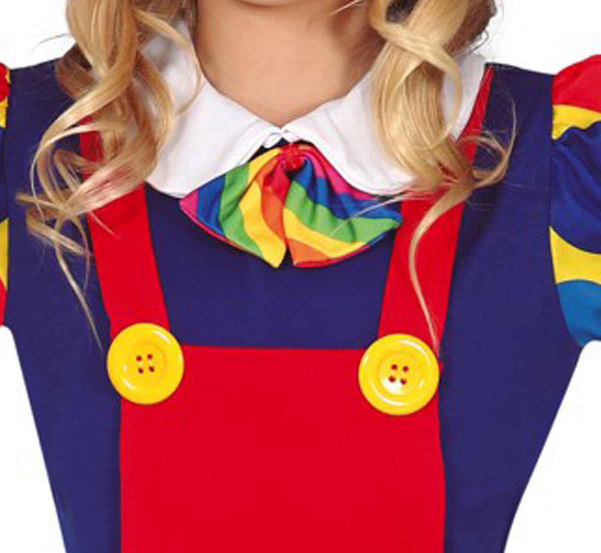 GP77499 – Clown Karneval Maßgeschneidertes Lachen – Größe: 98/104 – Farbe: Mehrfarbig
