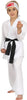 GP77503 – Ninja Krieger Samurai Kinder Kampfkunst – Größe: 110/116 – Farbe: Weiß
