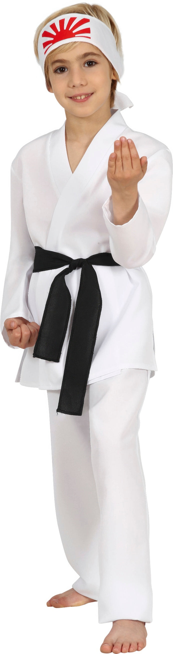 GP77503 – Ninja Krieger Samurai Kinder Kampfkunst – Größe: 140/146 – Farbe: Weiß