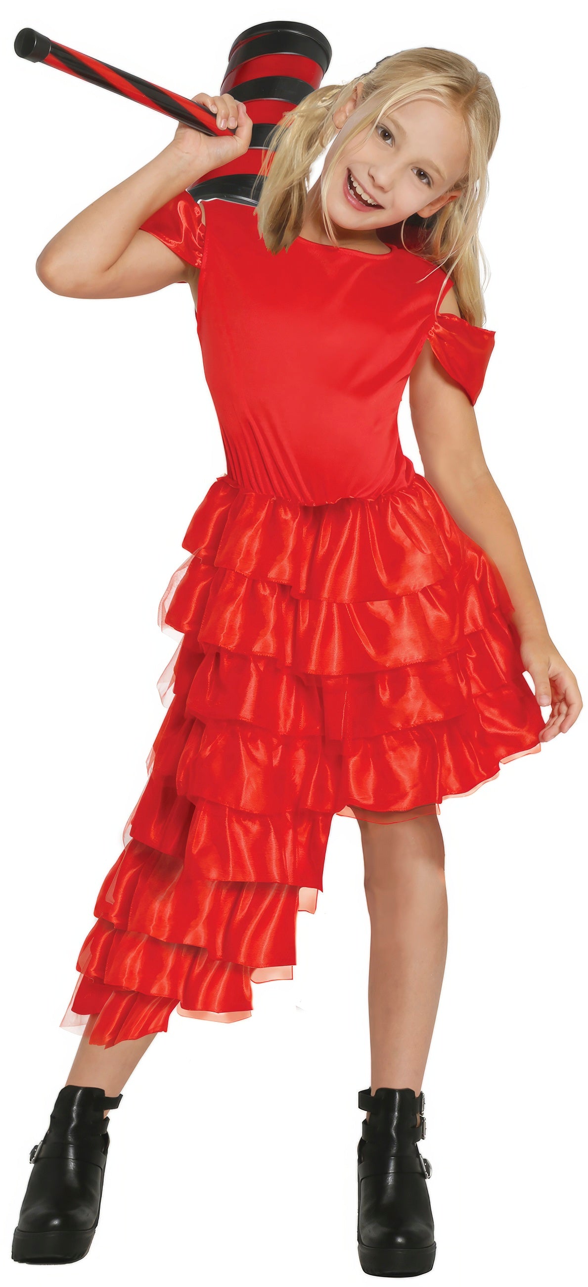 GP77529 – Clownschelm Bunter Grinsekatze Party – Größe: 110/116 – Farbe: Rot