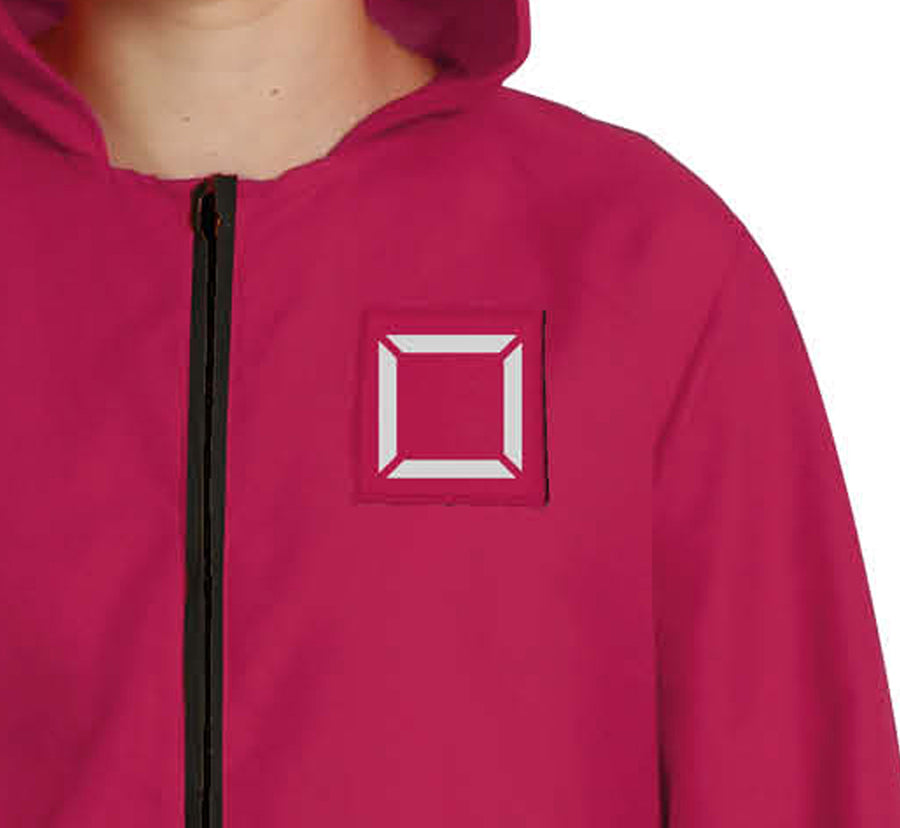 GP79443 – Film Held Kostüm Karneval Hoodie – Größe: 14 - 16 Jahre – Farbe: Pink, Ansicht 2