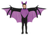 GP77551 – Fledermaus Halloween Tunika Kostüm Kinder – Größe: 128/134 – Farbe: Schwarz