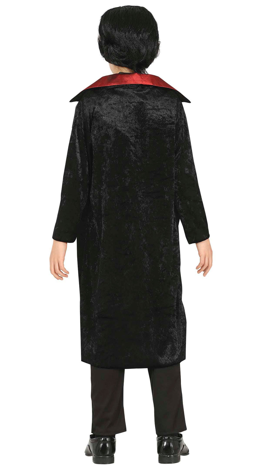 GP77553 – Vampir Halloween Kostüm Kinder Edle – Größe: 110/116 – Farbe: Schwarz, Ansicht 2