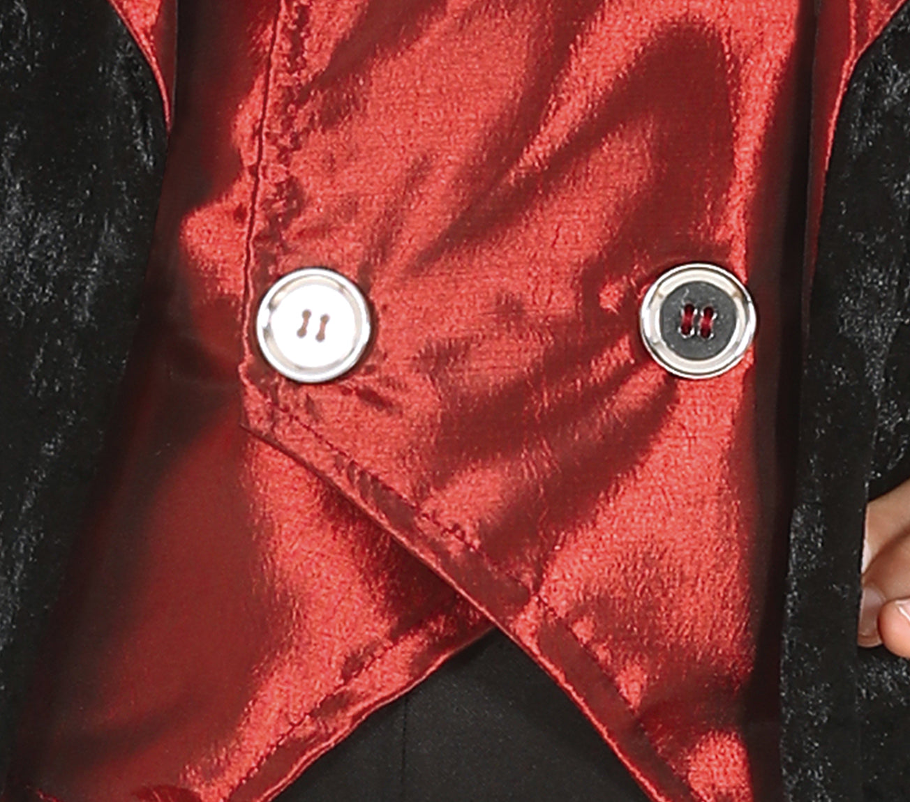 GP77553 – Vampir Halloween Kostüm Kinder Edle – Größe: 140/146 – Farbe: Schwarz