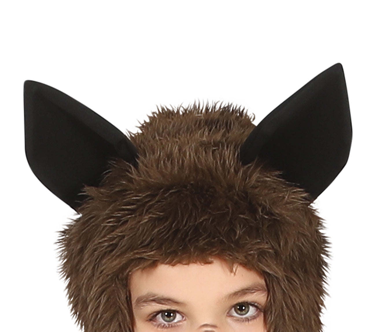 GP77556 – Fledermaus Kostüm Mit Ohren Und Flügeln – Größe: 110/116 – Farbe: Schwarz