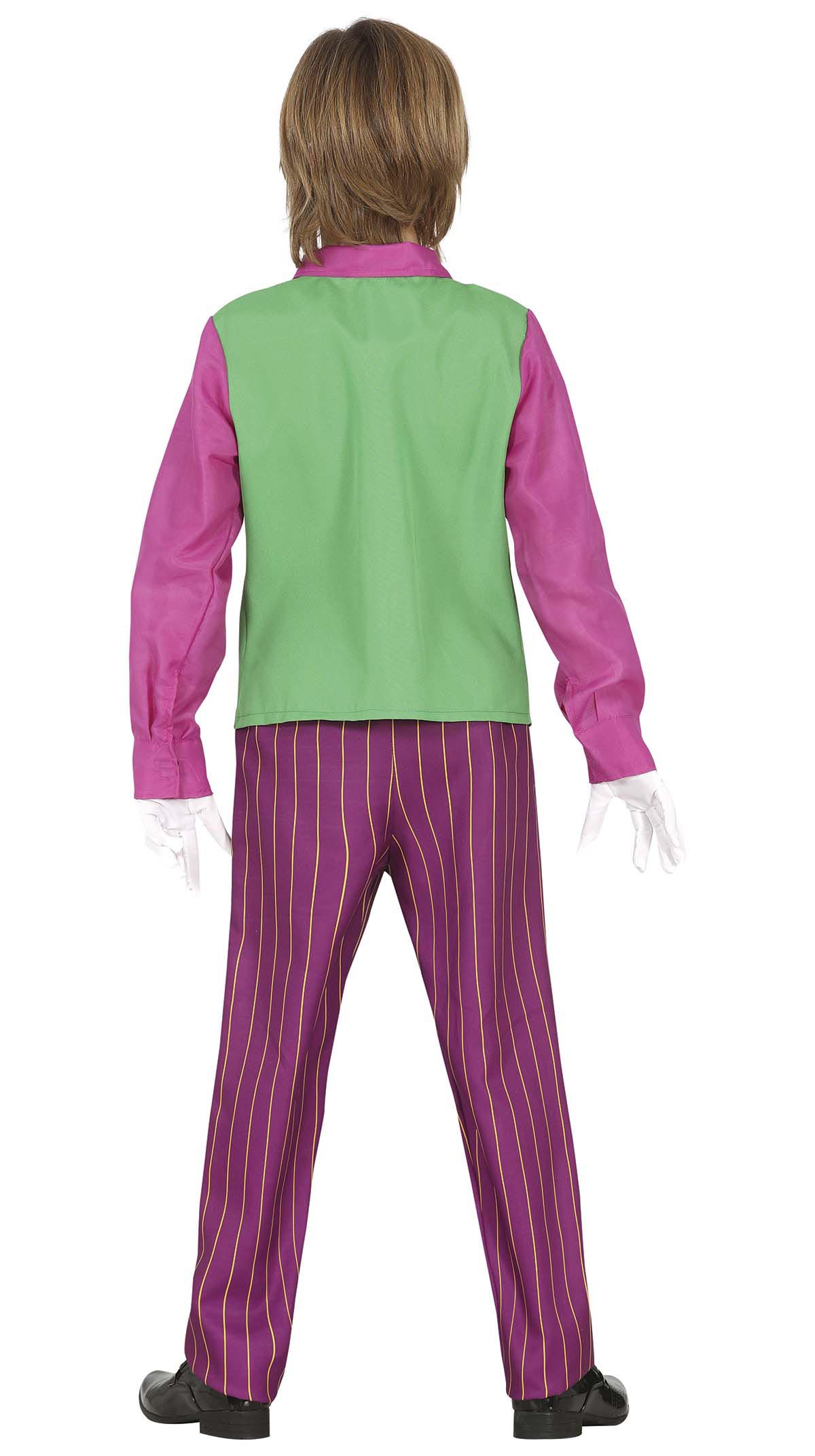 GP77559 – Narrenkönig Kostüm Kinder Halloween – Größe: 110/116 – Farbe: Pink