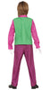 GP77559 – Narrenkönig Kostüm Kinder Halloween – Größe: 110/116 – Farbe: Pink