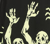 GP77567 – Halloween Geistercape Mit Kapuze Tunika – Größe: 128/134 – Farbe: Schwarz