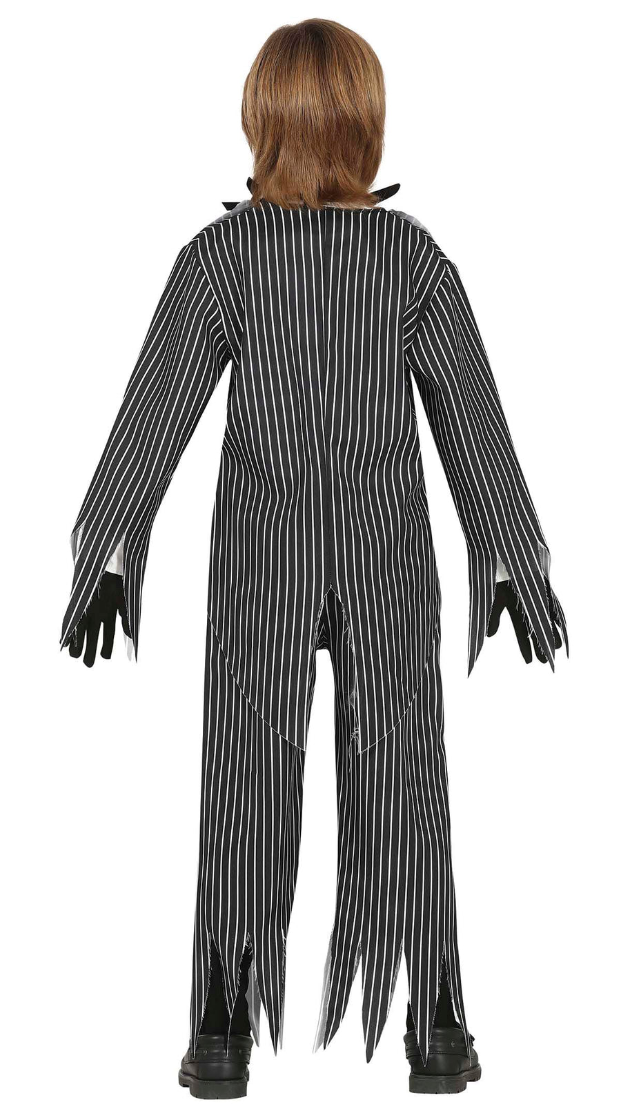 GP77576 – Skelett Halloween Kostüm Für Kinder – Größe: 110/116, 128/134, 140/146 – Farbe: Grau, Ansicht 2