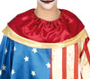 GP79486 – Clown Halloween Kostüm Patriotischer – Größe: 14 - 16 Jahre – Farbe: Blau