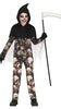 GP77583 – Halloween Geist Sensenmann Kapuzenoverall – Größe: 110/116 – Farbe: Schwarz