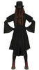 GP79516 – Halloween Zauberhafte Gothic Tunika – Größe: 14 - 16 Jahre – Farbe: Schwarz