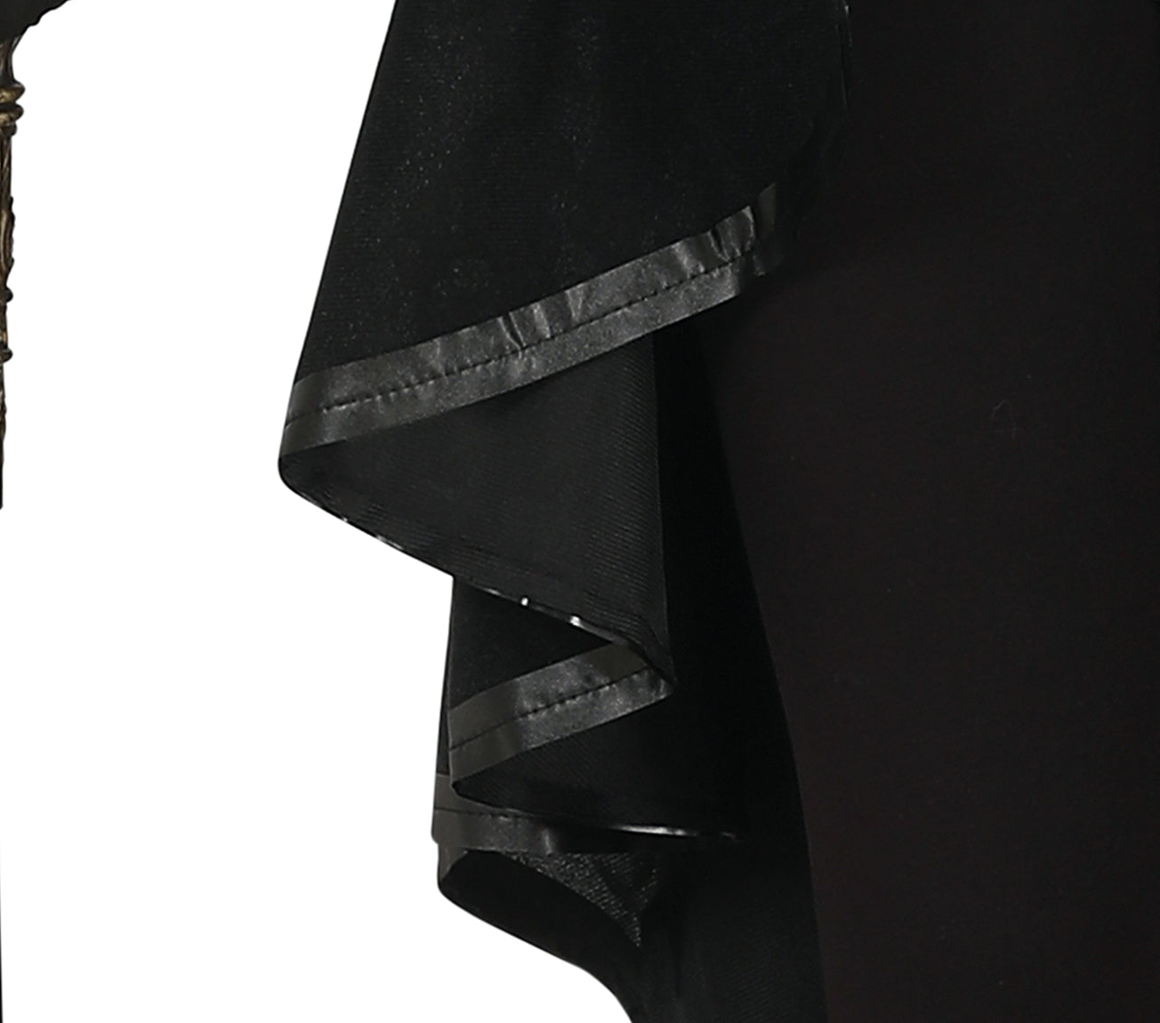 GP79516 – Halloween Zauberhafte Gothic Tunika – Größe: 14 - 16 Jahre – Farbe: Schwarz