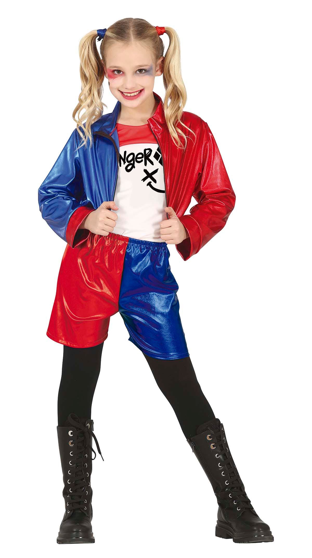 GP77612 – Clown Abenteuerfigur Cartoon Hero – Größe: 128/134 – Farbe: Blau