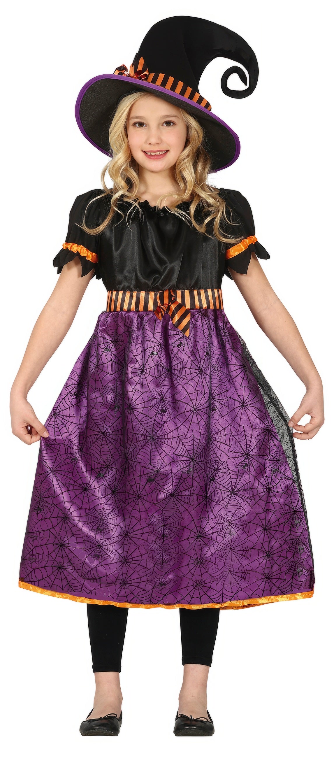 GP77616 – Hexe Magie Kostüm Zauberhaftes Kleid – Größe: 110/116 – Farbe: Lila