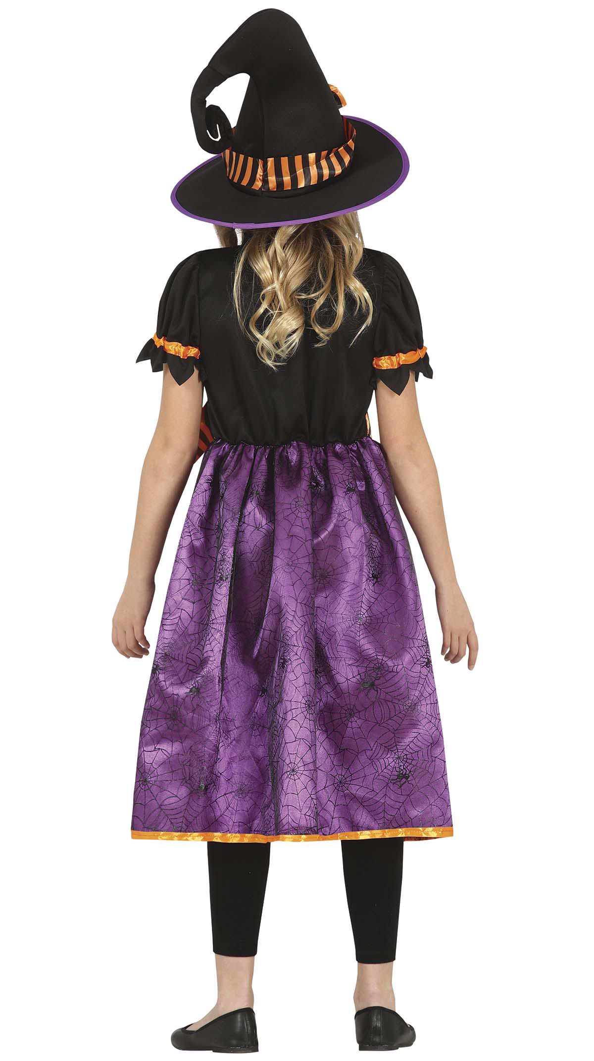 GP77616 – Hexe Magie Kostüm Zauberhaftes Kleid – Größe: 128/134 – Farbe: Lila