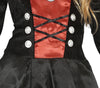 GP77624 – Vampir Halloween Kleid Kind Schwarzer Umhang – Größe: 98/104 – Farbe: Schwarz