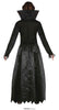 GP79589 – Vampir Halloween Kleid – Größe: 14 - 16 Jahre – Farbe: Schwarz