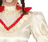 GP79561 – Halloween Puppe Grusel Kostüm Kleid – Größe: 14 - 16 Jahre – Farbe: Weiß