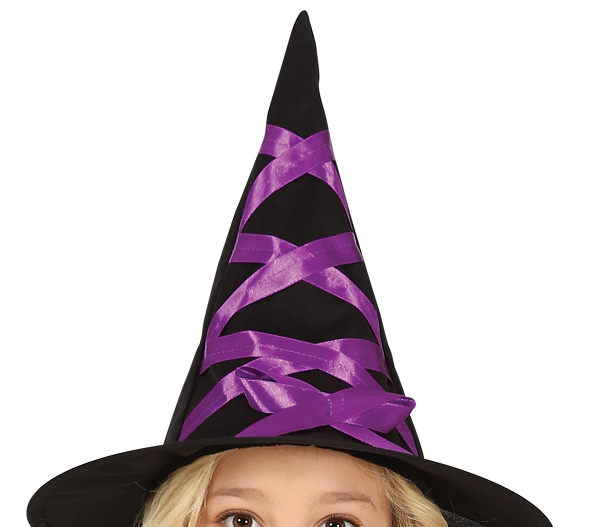 GP77637 – Hexe Magisches Kleid Fantasie Halloween – Größe: 98/104 – Farbe: Schwarz