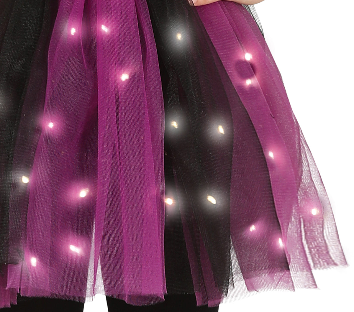 GP77637 – Hexe Magisches Kleid Fantasie Halloween – Größe: 128/134 – Farbe: Schwarz