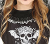 GP77645 – Halloween Skelett Tänzerin Kostüm – Größe: 128/134 – Farbe: Schwarz