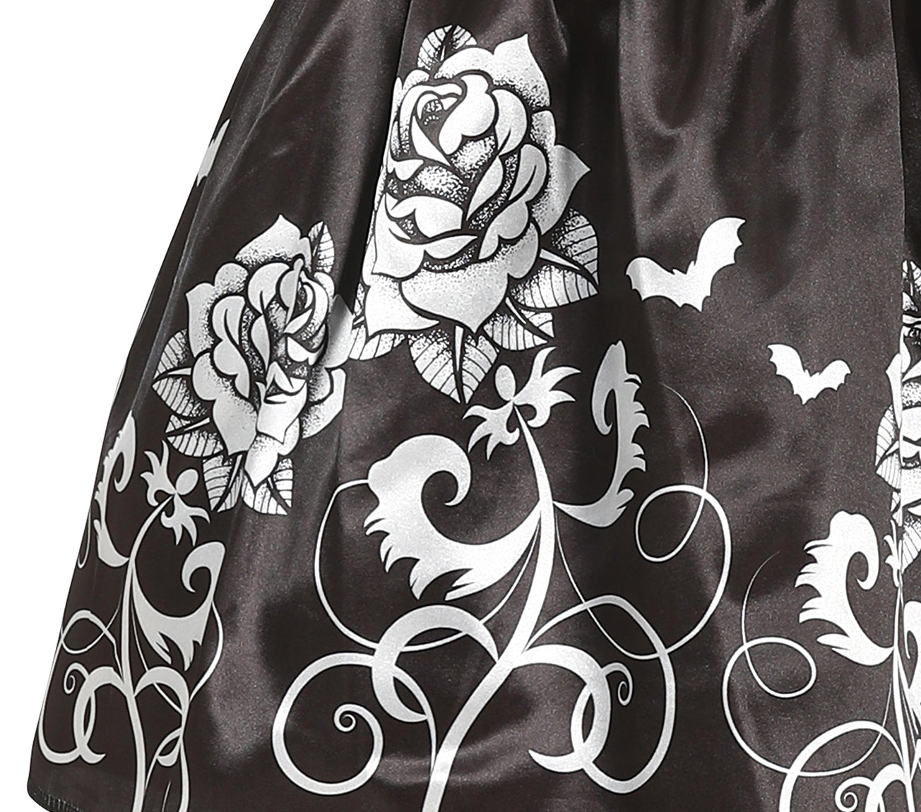GP77645 – Halloween Skelett Tänzerin Kostüm – Größe: 140/146 – Farbe: Schwarz