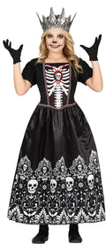 Halloween Skelett Königin Nacht Kostüm