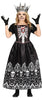GP77648 – Halloween Skelett Königin Nacht Kostüm – Größe: 110/116 – Farbe: Schwarz