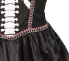 GP77648 – Halloween Skelett Königin Nacht Kostüm – Größe: 140/146 – Farbe: Schwarz