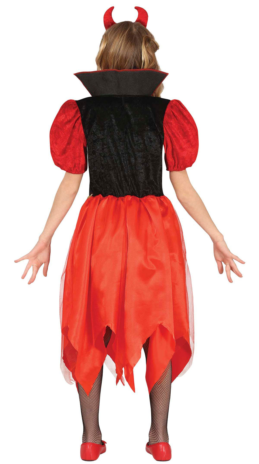 GP77651 – Dämonisches Halloween Teufel Outfit – Größe: 98/104 – Farbe: Rot, Ansicht 2