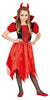 GP77651 – Dämonisches Halloween Teufel Outfit – Größe: 110/116 – Farbe: Rot