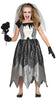 GP77655 – Halloween Gespenst Brautkleid Spuk – Größe: 98/104 – Farbe: Schwarz