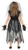 GP77655 – Halloween Gespenst Brautkleid Spuk – Größe: 98/104 – Farbe: Schwarz