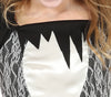 GP77655 – Halloween Gespenst Brautkleid Spuk – Größe: 128/134 – Farbe: Schwarz
