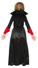 GP77675 – Vampir Nacht Schwarz Rot Kostüm – Größe: 128/134 – Farbe: Schwarz
