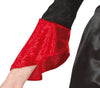 GP77675 – Vampir Nacht Schwarz Rot Kostüm – Größe: 140/146 – Farbe: Schwarz