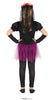 GP77682 – Mexiko Blüten Skelett Outfit Halloween – Größe: 98/104 – Farbe: Schwarz