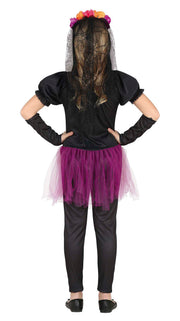 Blumen Skelett Kostüm für Mädchen mit Tutu, Bild 17