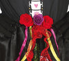 GP77686 – Mexiko Skelett Blumen Festliche – Größe: 128/134 – Farbe: Schwarz