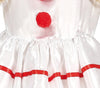 GP77689 – Clown Weiß Fröhliche Jongleur – Größe: 110/116 – Farbe: Weiß