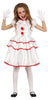 GP77689 – Clown Weiß Fröhliche Jongleur – Größe: 128/134 – Farbe: Weiß