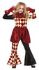 GP77692 – Clown Horror Schauerliches Halloween Outfit – Größe: 110/116 – Farbe: Grau