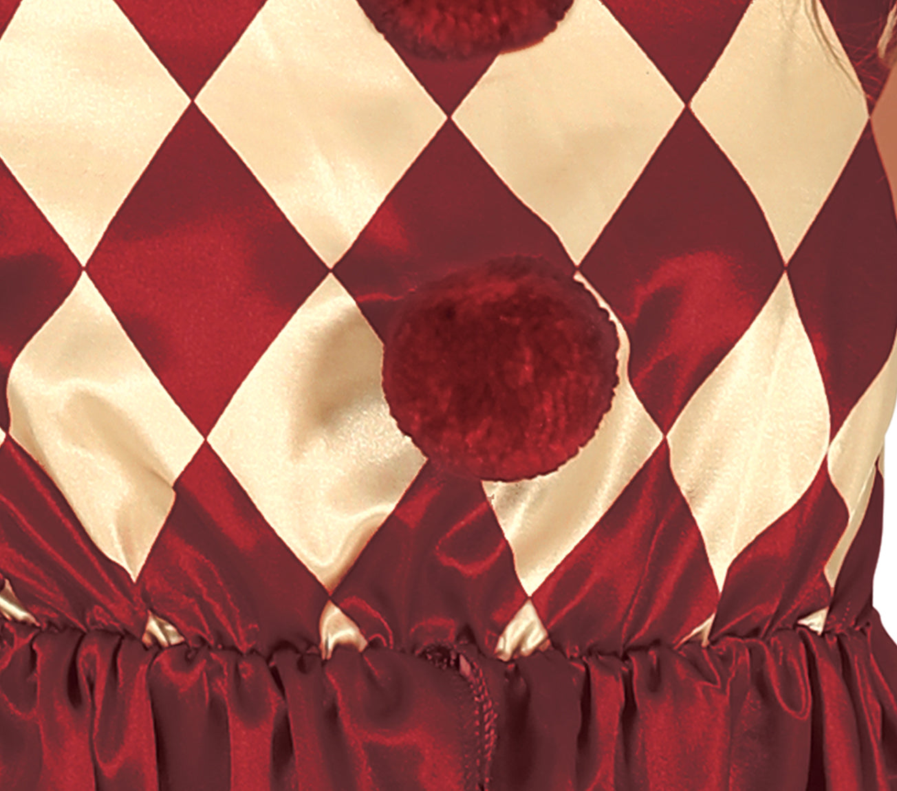 GP77692 – Clown Horror Schauerliches Halloween Outfit – Größe: 140/146 – Farbe: Grau