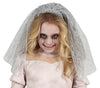 GP77695 – Gespenst Halloween Kostüm Schleier Spuk – Größe: 110/116 – Farbe: Weiß