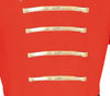 GP77708 – Sportliche Majorette Uniform Kinder – Größe: 110/116, 128/134, 140/146 – Farbe: Rot