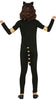 GP77722 – Ägyptische Katzenfigur Karnevalskostüm – Größe: 110/116 – Farbe: Schwarz
